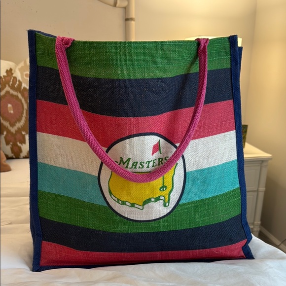 Masters Handbags - Masters Burlap Tote